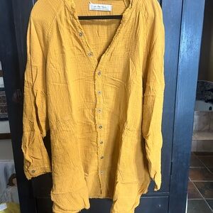 We The Free Mustard Yellow Top